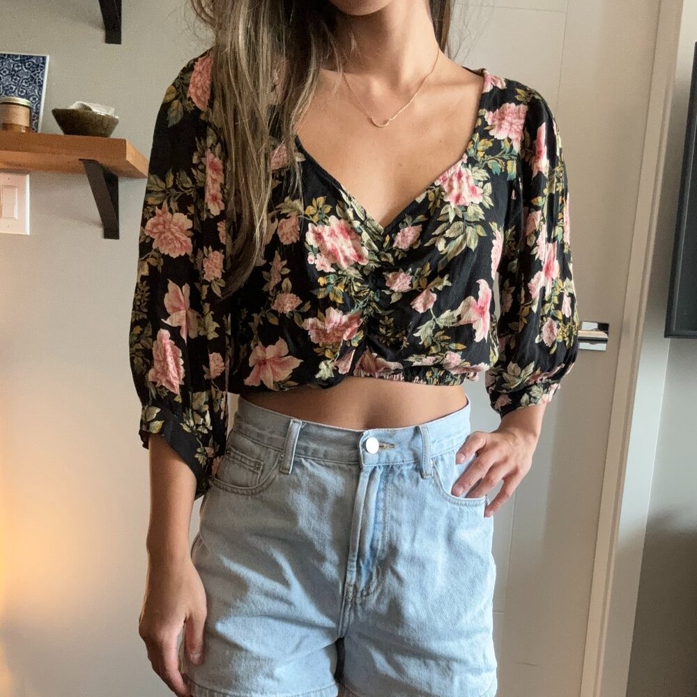 Tree of life floral shirt